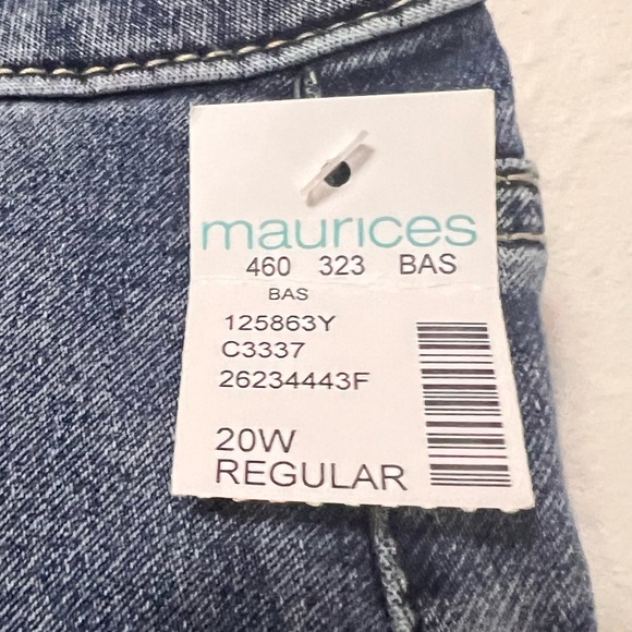 Maurice’s Super Soft Straight High Rise Jeans BNWT Size 20W - Picture 4 of 6